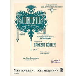 Konzert g-Moll op.97 für Flöte und Orchester : -Ernesto Köhler