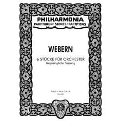6 Stücke op.6 : für Orchester - Anton von Webern