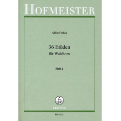 36 Etüden Band 2 : für Waldhorn - Albin Frehse