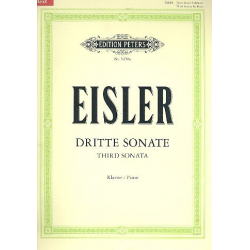 Sonate Nr.3 : für Klavier - Hanns Eisler