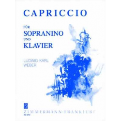 Capriccio : für Sopraninoblockflöte und - Ludwig Karl Weber