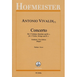 Concerto : für 2 Violinen, Streicher und Bc - Antonio Vivaldi