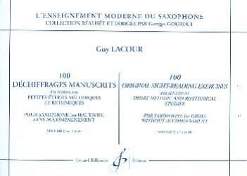 100 dechiffrages manuscrits vol.1 : - Guy Lacour