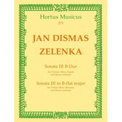 Sonate B-Dur Nr.3 : für Violine, -Jan Dismas Zelenka