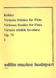 Virtuose Etüden op.75 Band 1 : - Ernesto Köhler
