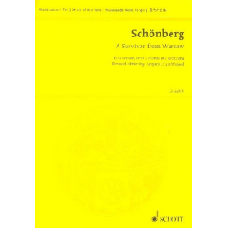 A Survivor from Warsaw op.46 (revised edition1973) : - Arnold Schönberg