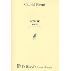 Sonate op.36 : pour piano et violon - Gabriel Pierne