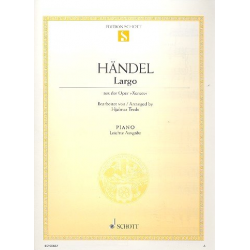 Largo aus Xerxes : für Klavier - Georg Friedrich Händel (George Frederic Handel)