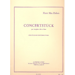 Concertstück : pour saxophone alto et - Pierre Max Dubois