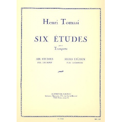 6 études : pour trompette - Henri Tomasi