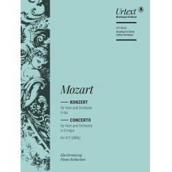 Konzert D-Dur Nr.1 KV412 (KV386b) für - Wolfgang Amadeus Mozart / Arr. Christian Rudolf Riedel