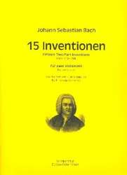 15 Inventionen BWV 772-786 für 2 Violoncelli - Johann Sebastian Bach