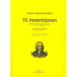 15 Inventionen BWV 772-786 für 2 Violoncelli -Johann Sebastian Bach