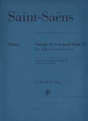 Sonate d-Moll Nr.1 op.75 : für Violine - Camille Saint-Saens