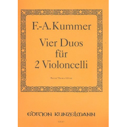 4 Duos : für 2 Violoncelli - Friedrich August Kummer