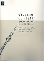 Triosonate c-Moll : für Oboe, Fagott - Giovanni Benedetto Platti