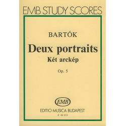 2 Portraits op.5 für Orchester - Bela Bartok
