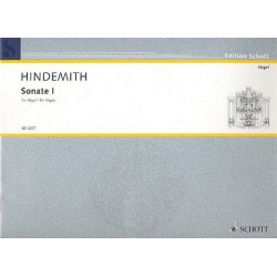 Sonate Nr.1 : für Orgel (1937) - Paul Hindemith
