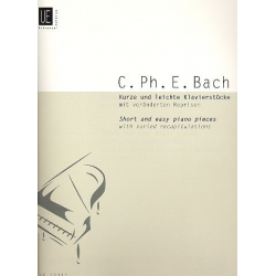 Kurze und leichte Klavierstücke - Carl Philipp Emanuel Bach