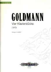 4 Klavierstücke - Friedrich Goldmann
