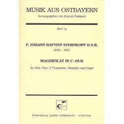 Magnificat C-Dur : für Soli, Chor - P. Johann Baptist Sternkopf