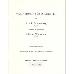 Variaionen op.31: - Arnold Schönberg