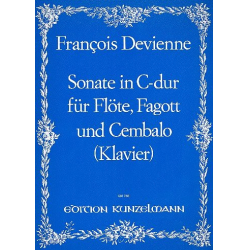 Sonate C-Dur : für Flöte, Fagott - Francois Devienne