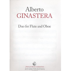 Duo : for flute and oboe -Alberto Ginastera