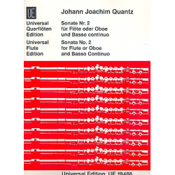 Sonate Nr.2 : für Flöte (Oboe) und Bc - Johann Joachim Quantz