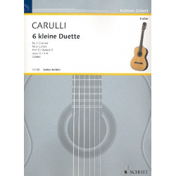 6 kleine Duette op.34 Band 2 (Nr.4-6) : - Ferdinando Carulli
