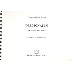 3 Sonaten : für Orgel (Klavier) - Georg Andreas Sorge