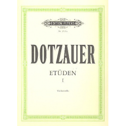 Etüden-Auswahl Band 1 : für - Justus Johann Friedrich Dotzauer