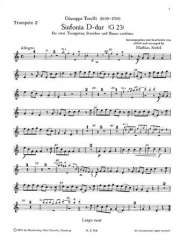 2 Konzerte D-Dur : für 2 Trompeten, - Giuseppe Torelli