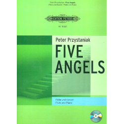 Five Angels (+CD) : für Flöte und Klavier - Peter Przystaniak