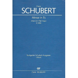 Messe Es-Dur D950 : für Soli, -Franz Schubert
