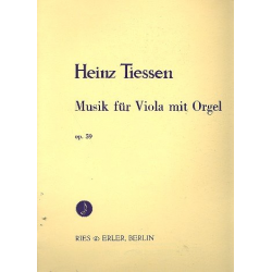 Musik für Viola mit Orgel op.59 - Heinz Tiessen