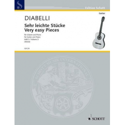 Sehr leichte Stücke Band 3 : für - Anton Diabelli