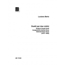 Ausgewählte leichte Duos : - Luciano Berio