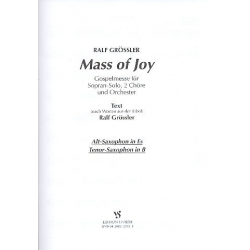 Mass of Joy : - Ralf Grössler