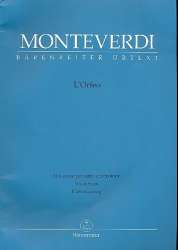 L'Orfeo : Klavierauszug (it) - Claudio Monteverdi