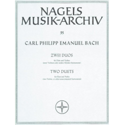 2 Duos Wq140 e-Moll und C-Dur : - Carl Philipp Emanuel Bach
