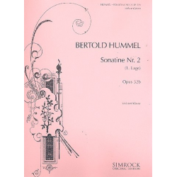 Sonatine Nr.2 op.52b : für Viola - Bertold Hummel