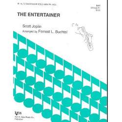 The Entertainer for alto saxophone -Scott Joplin / Arr.Forrest L. Buchtel