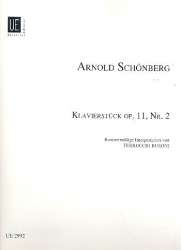 Klavierstück op.11,2 : - Arnold Schönberg