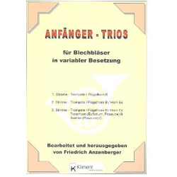 Anfänger Trios für Blechbläser -Friedrich Anzenberger