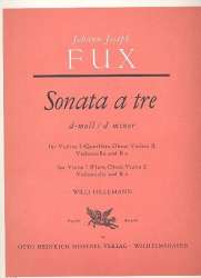 Sonata a tre d-Moll : für 2 Violinen, - Johann Joseph Fux
