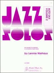 Jazz Solos For Alto Sax, Volume 2 - Lennie Niehaus