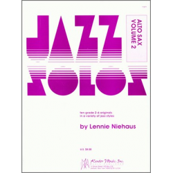 Jazz Solos For Alto Sax, Volume 2 - Lennie Niehaus
