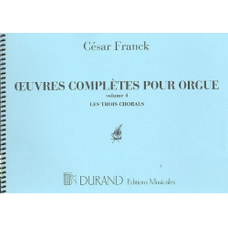 3 Chorals : pour orgue - César Franck