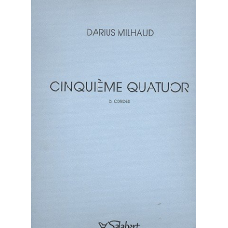 Quatuor à cordes op.64 no.5 : - Darius Milhaud